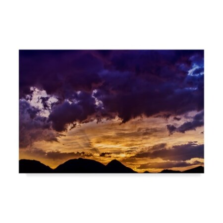 Trademark Fine Art Pixie Pics 'Sunrise Clouds' Canvas Art, 22x32 ALI44331-C2232GG